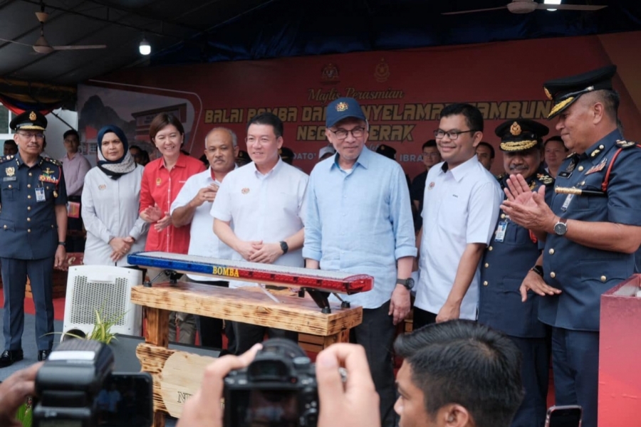 Perasmian Balai Bomba Dan Penyelamat (BBP) Tambun Oleh YAB Perdana ...